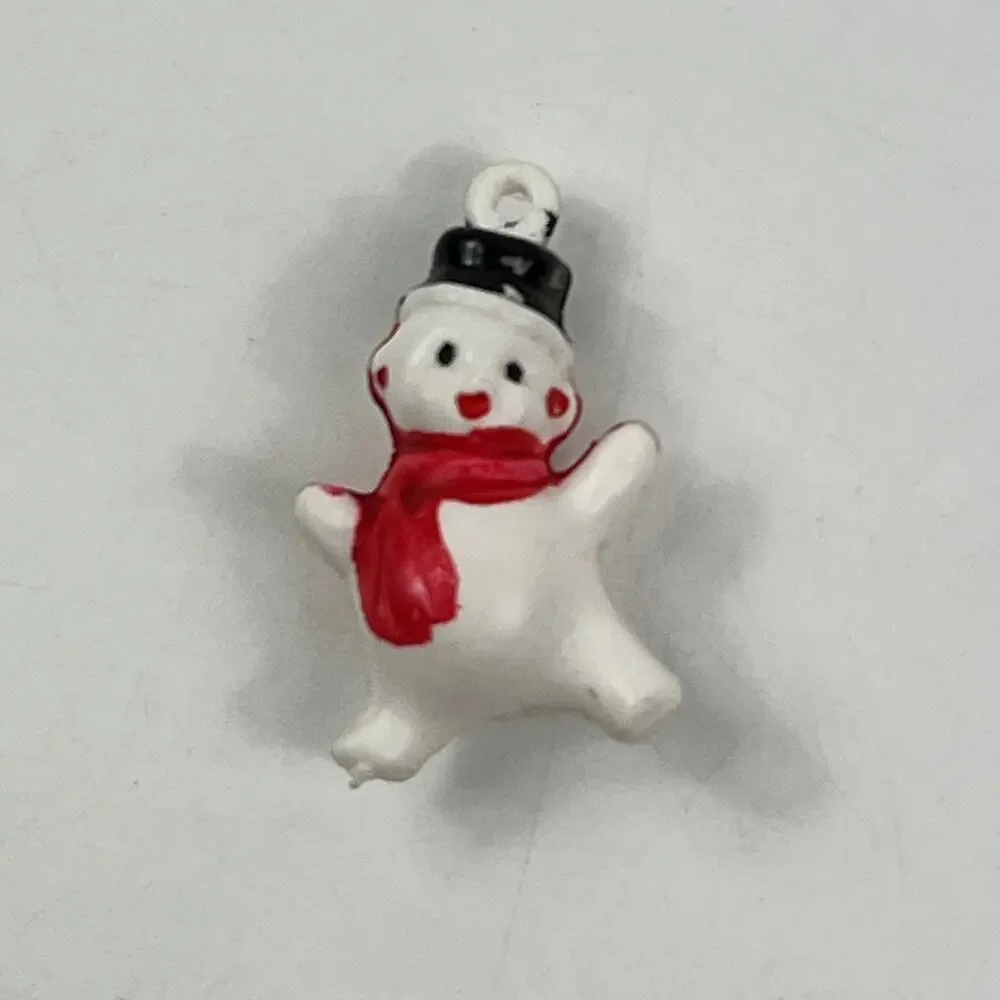 Vintage Snowman Figurine Lot Japan Ceramic Resin Pick Top Ornaments Holiday 5 Pc